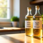 Vinaigre blanc vs vinaigre de cidre : Peut-on les substituer en cuisine ?