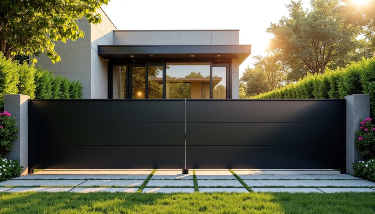 Les bénéfices tangibles d’un portail battant automatisé pour une maison contemporaine