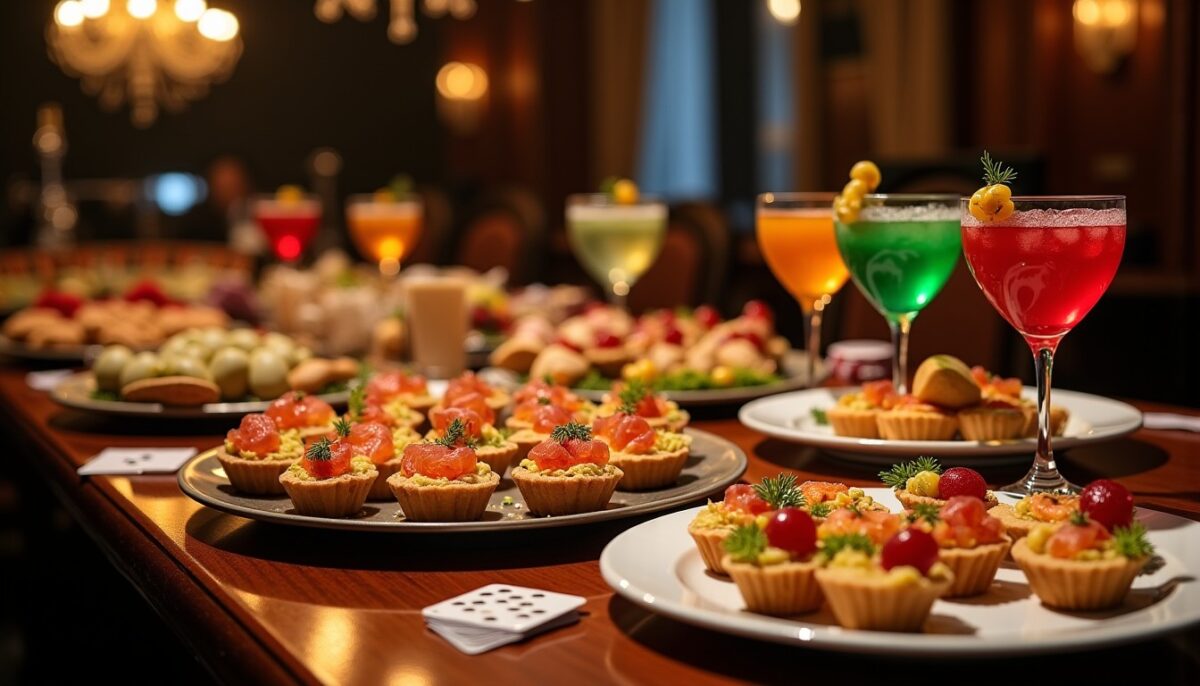 Idées savoureuses de recettes pour animer votre soirée à thème casino