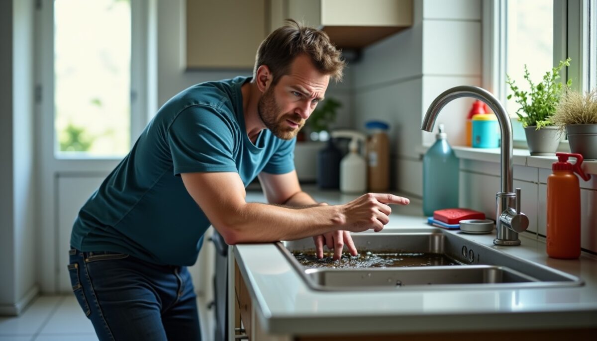 Canalisation bouchée : identifier le point de refoulement avant d'appeler un professionnel