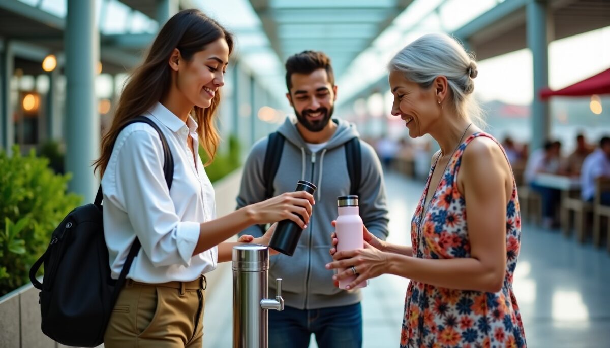 Voyagez malin : où et comment remplir votre gourde réutilisable en toute simplicité ?