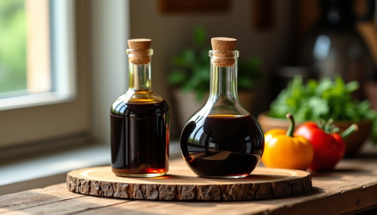 Vinaigre vs Crème Balsamique : Comprendre leurs différences et usages en cuisine